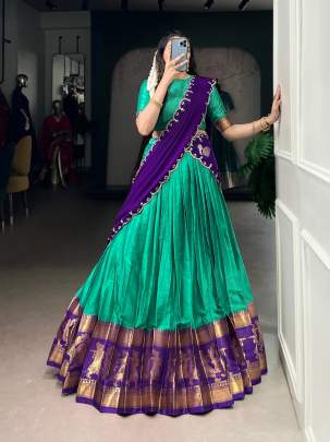 Zari Weaving Work Lehenga Choli  Lehenga Choli All