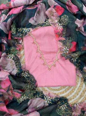 exclusive floral handwork saree Party wear saree