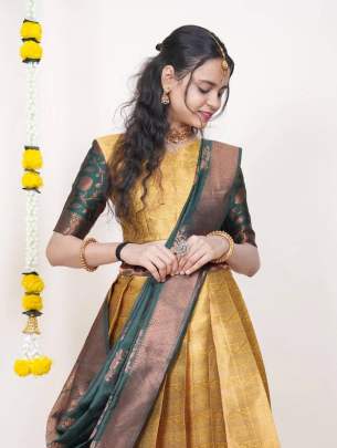 lovely Half Saree