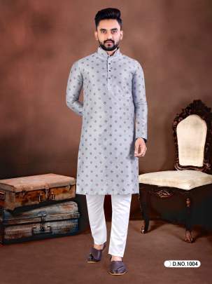 JCARD SILK KURTA WITH PAYJAM Mens Kurta With Payjama