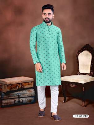 JCARD SILK KURTA WITH PAYJAM Mens Kurta With Payjama