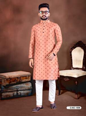 JCARD SILK KURTA WITH PAYJAM Mens Kurta With Payjama