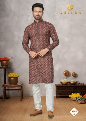LUKHNOWI WORK KURTA PAYJA Mens Kurta With Payjama