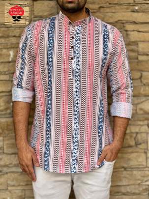 MENS SHORT KURTA 