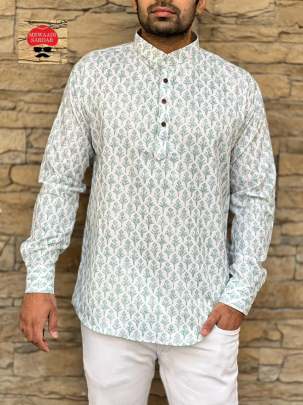 MENS SHORT KURTA  Mens Shirt