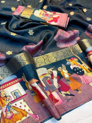 super hit  premium cotton JARI saree Sarees
